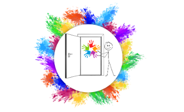 Tag der Offenen Tür, HEP-Schule, Einladung, bunt 