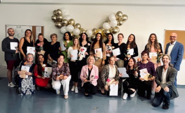 Gruppenfoto Absolventen Pflege 2021