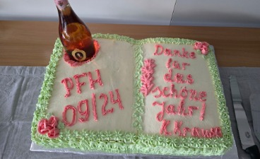 Torte für Abschlussfeier 2025 der PFH